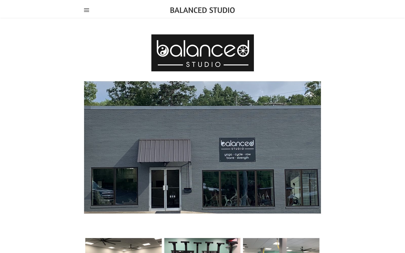 Current Balanced Studio website